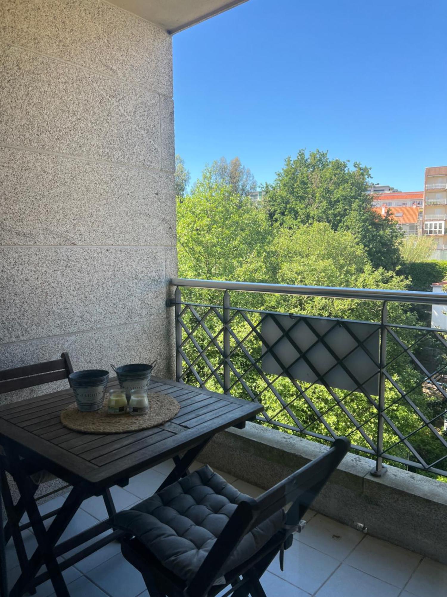 Apartamento Trébol junto a playa Silgar Sanxenxo Exterior foto